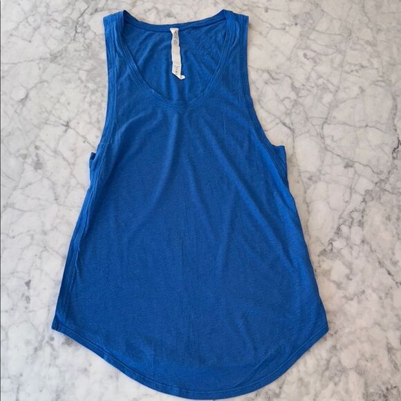 LULULEMON BLUE SLEEVELESS TANK 4 - Picture 1 of 7